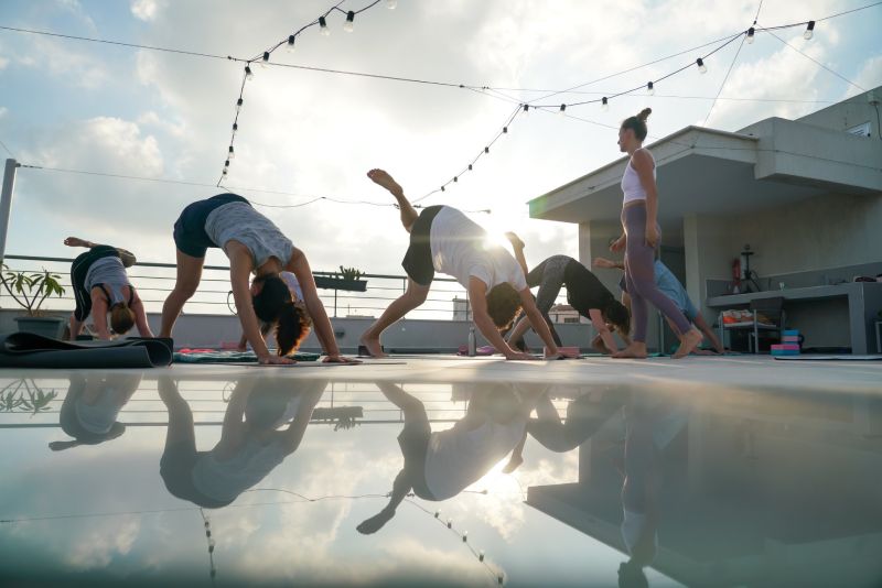 Sunset yoga Paphos