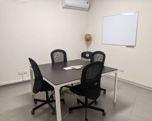 Meeting room at Hügge coworking space
