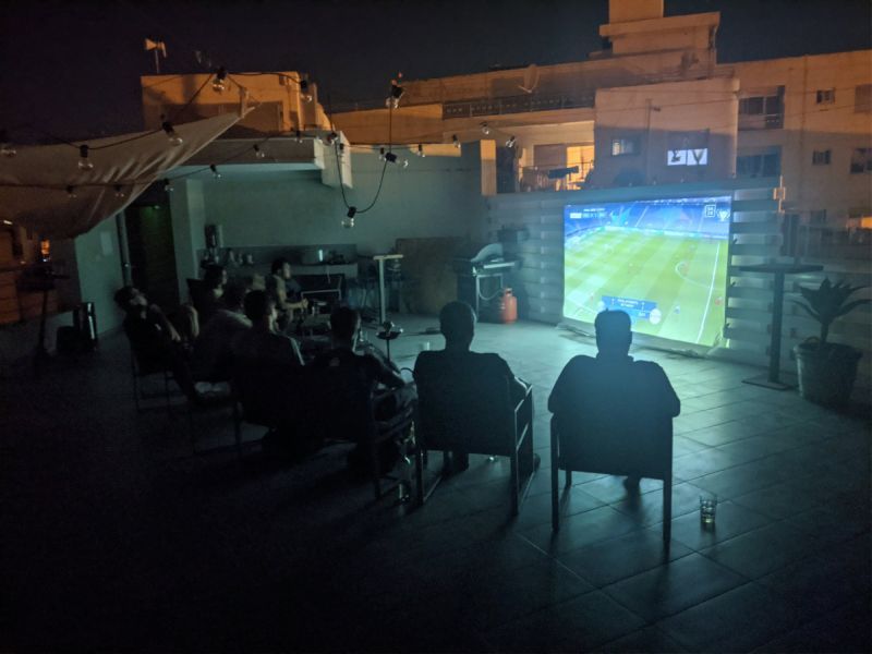 Champions league final at Hügge